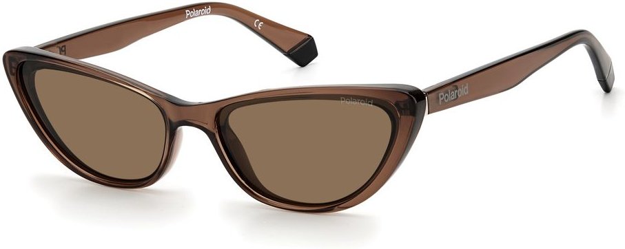 Braune Kunststoff-Sonnenbrille