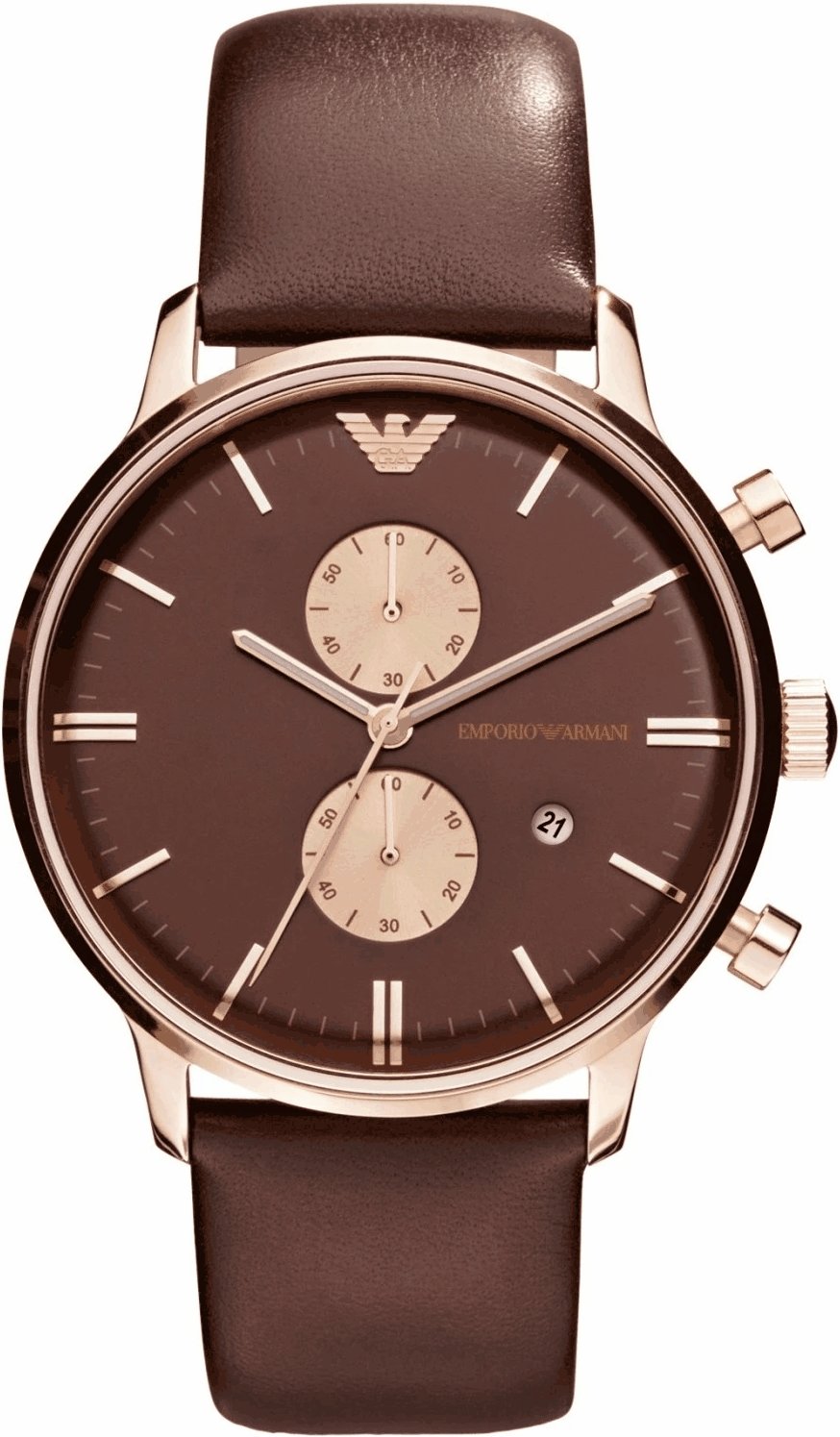 Emporio Armani Herrenuhr Quartz Gold