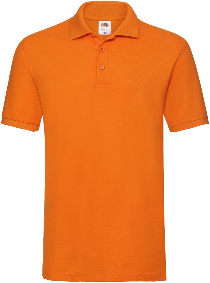 Fruit of the Loom - "Premium" Poloshirt für Herren (Orange)