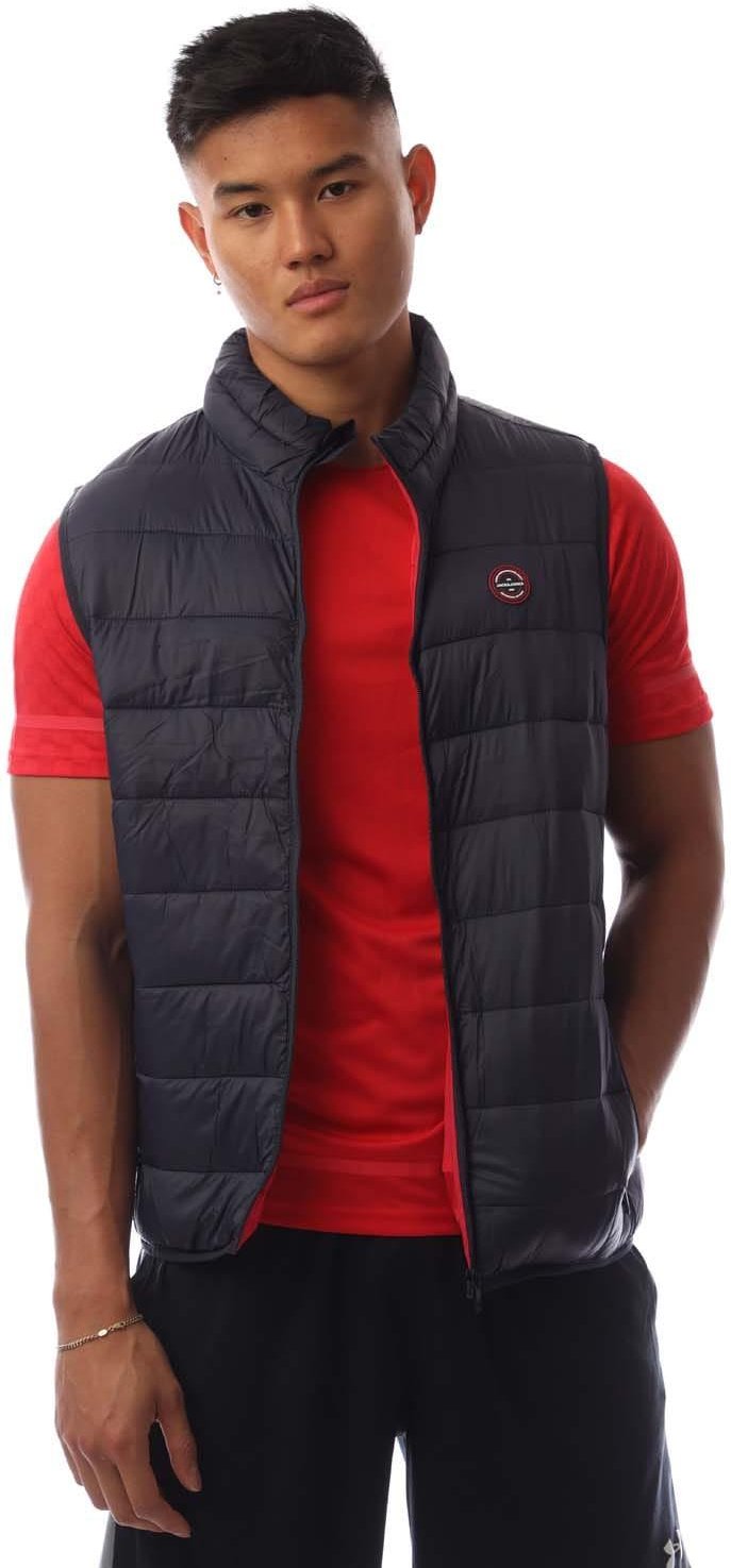 Jack And Jones - "Wilson" Weste für Herren, Wattiert (Marine)