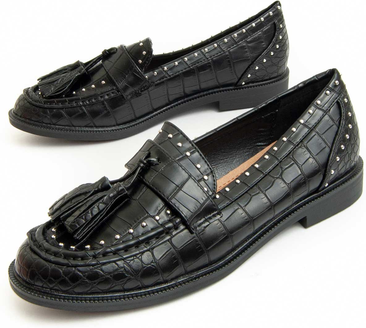 Montevita Mokassins Moccavita12 in Schwarz