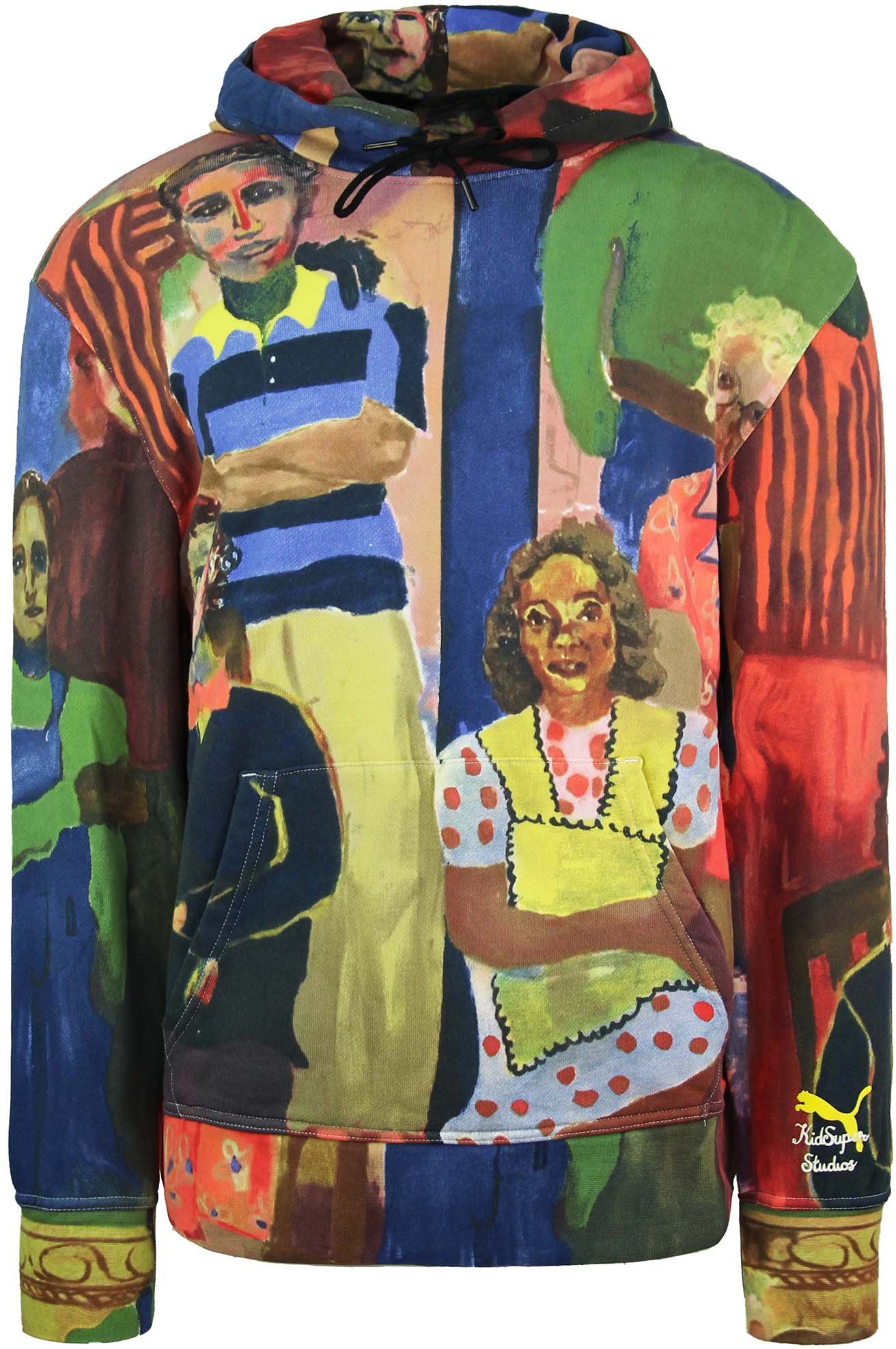 Puma x Kidsuper Studios Langarm Pullover Mens Printed Hoodie 530407 02