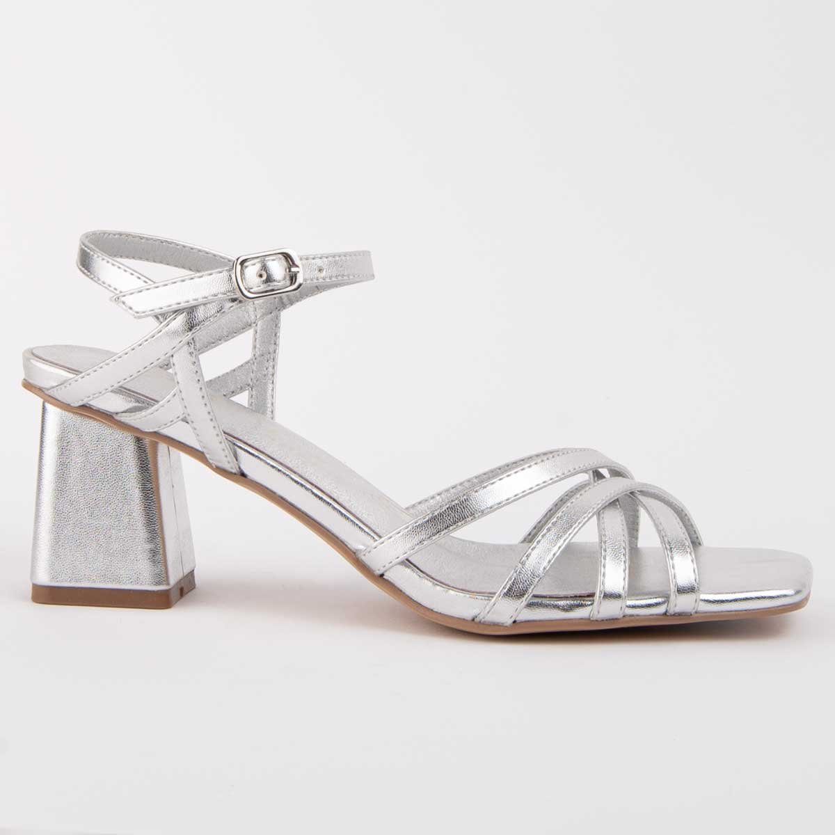 Montevita Sandale Mit Absatz Trea7 Silber