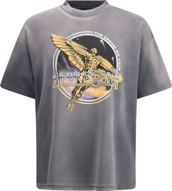 Represent Graues Baumwoll-T-Shirt