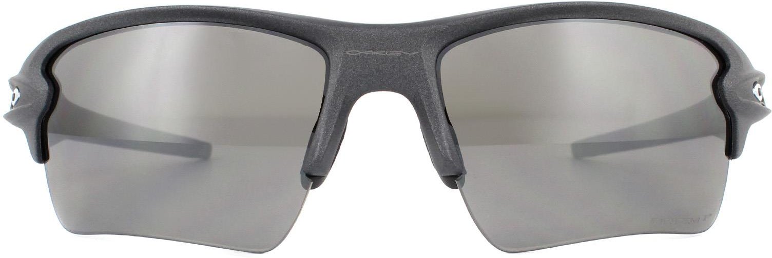 Oakley Sport Mens Steel Prizm Black Polarise Lunettes de soleil