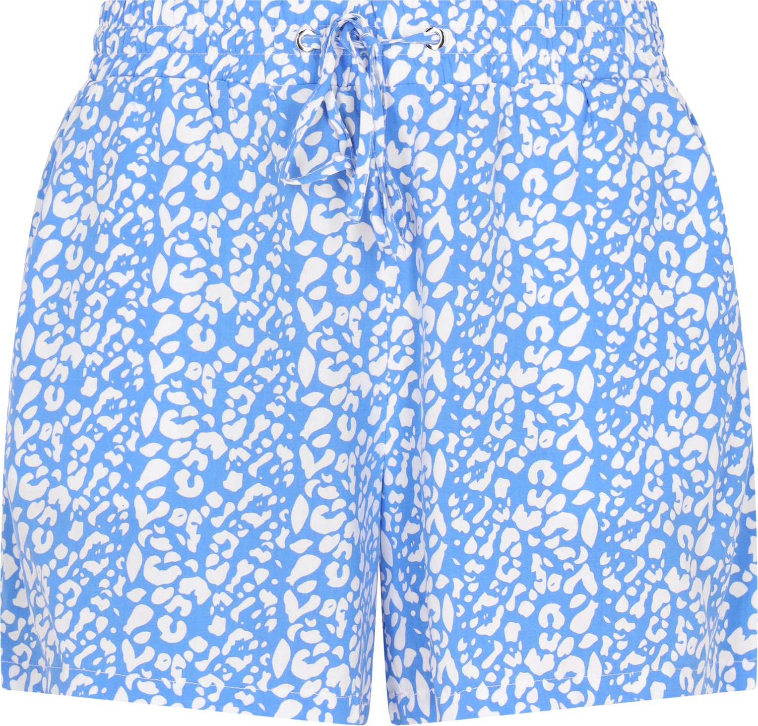 Mymo Shorts Frauen blau weiß