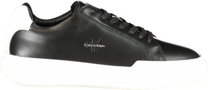 Calvin Klein Schwarze Leder Herren Sneaker