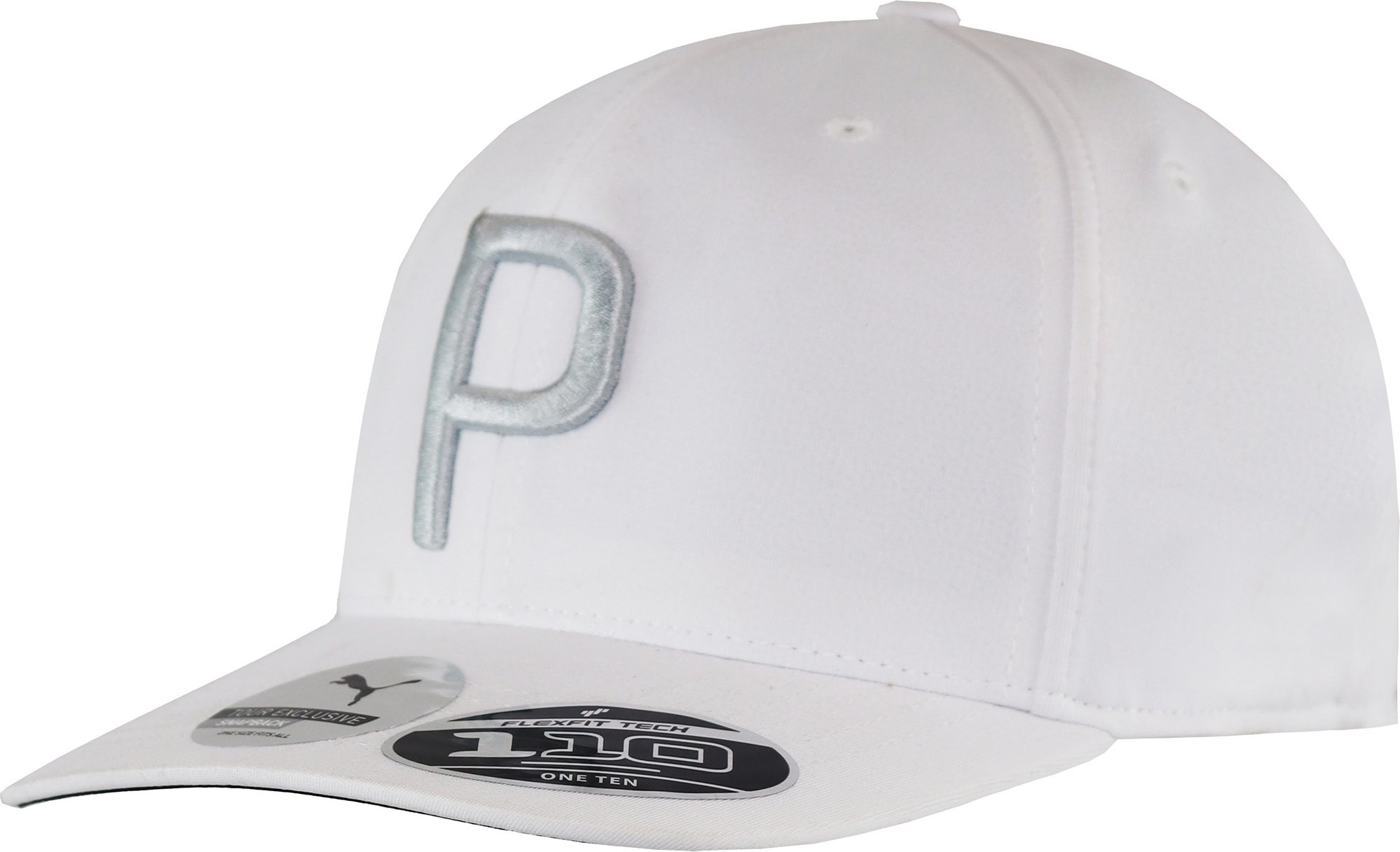 Puma P110 Snapback White Unisex Flex Fit Golf Cap 021448 04