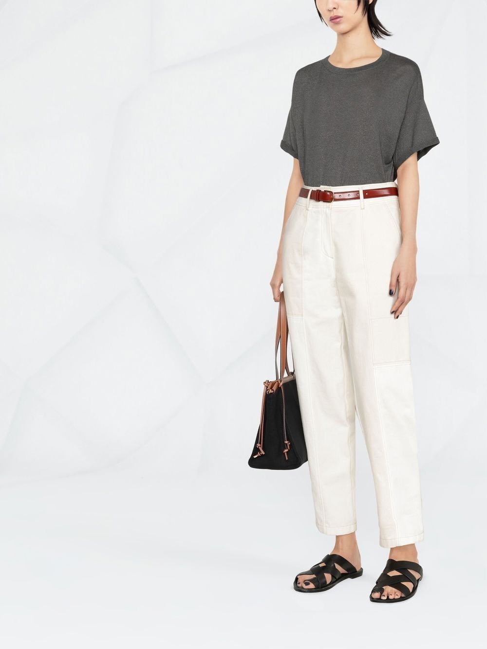 Kaschmir- und Seident-Shirt