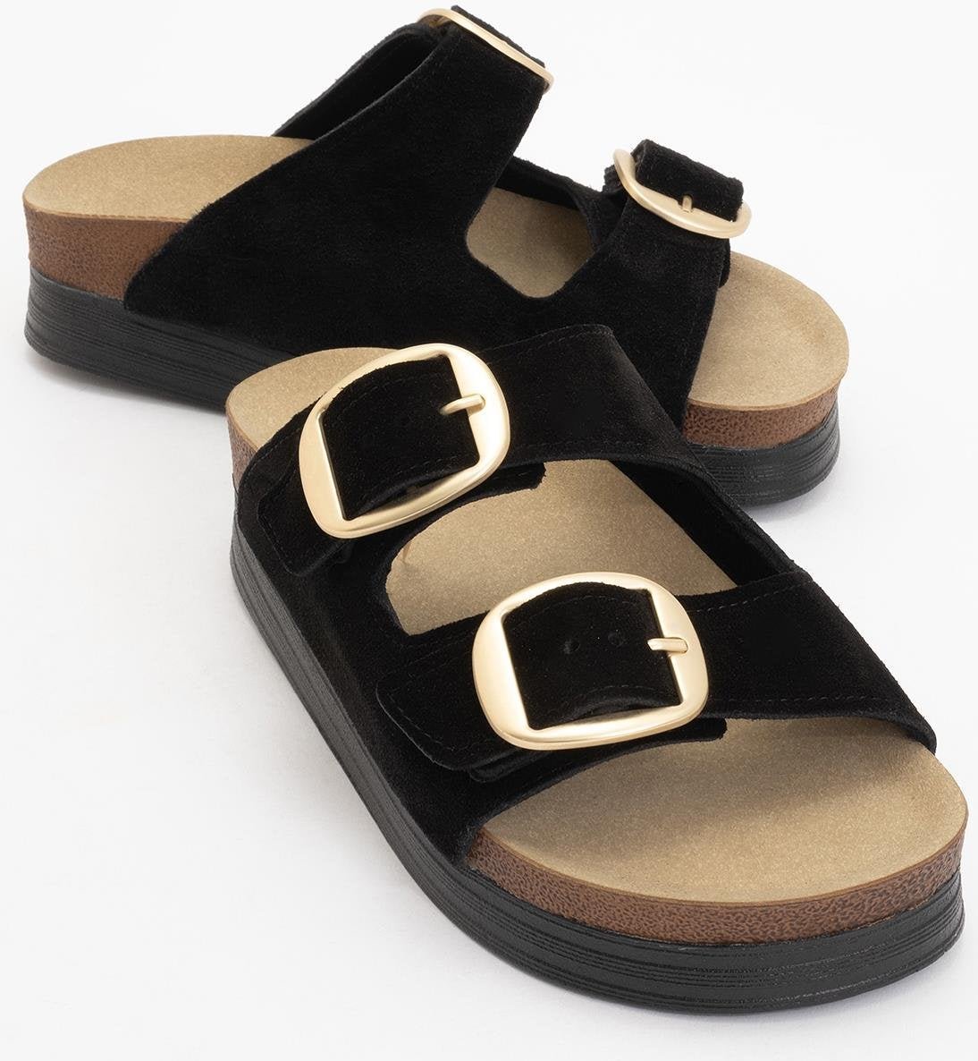 Harbor Wildleder Leder Two-Strap Sandale (Women)