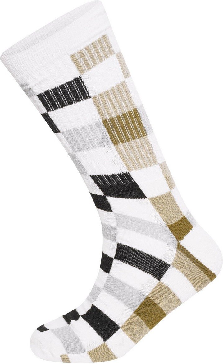 Dare 2B Unisex Erwachsene Henry Holland Checkerboard Socken (2er Pack) (Weiß)