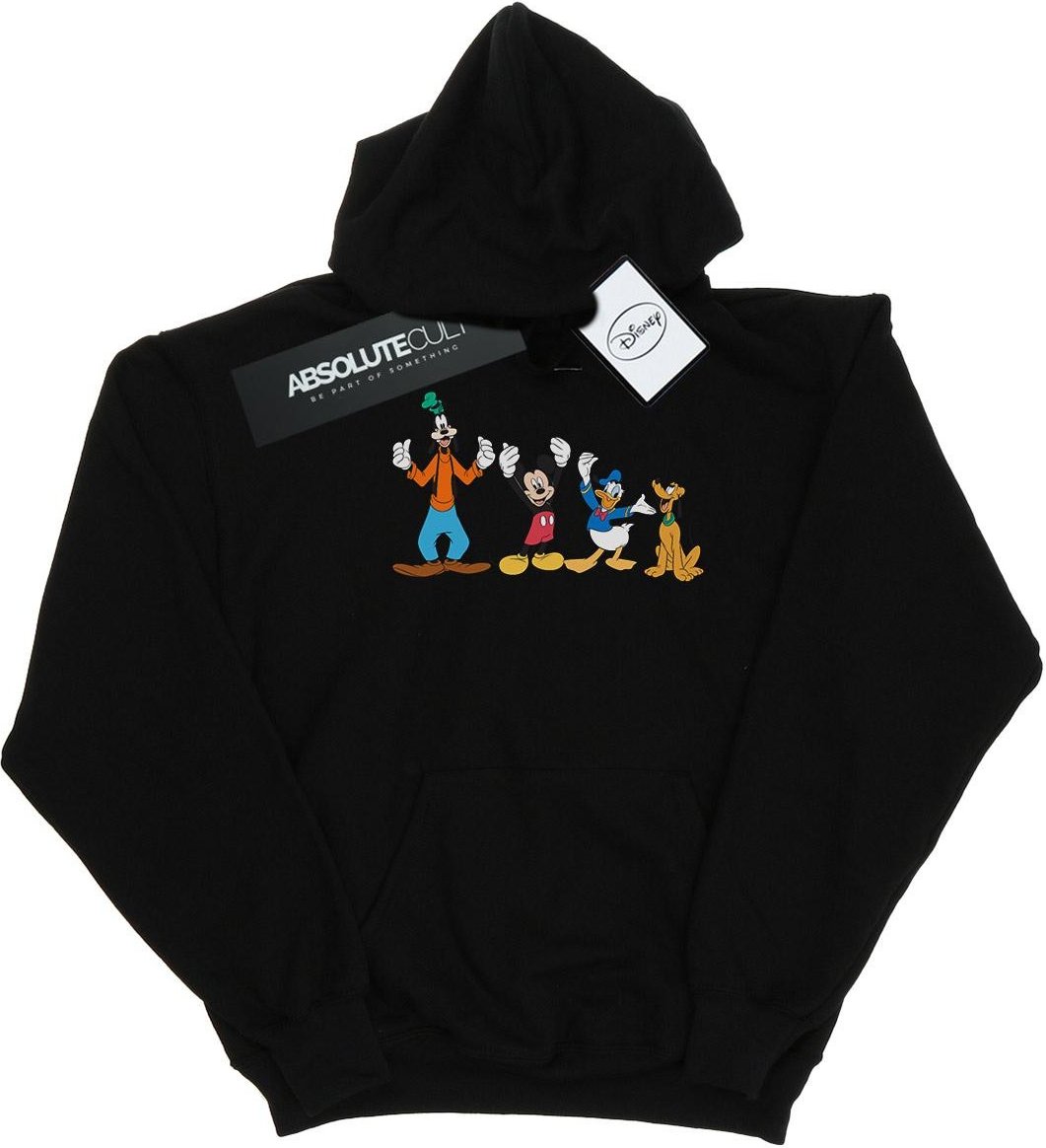 Disney Herren Mickey Mouse Friends Hoodie (Schwarz)