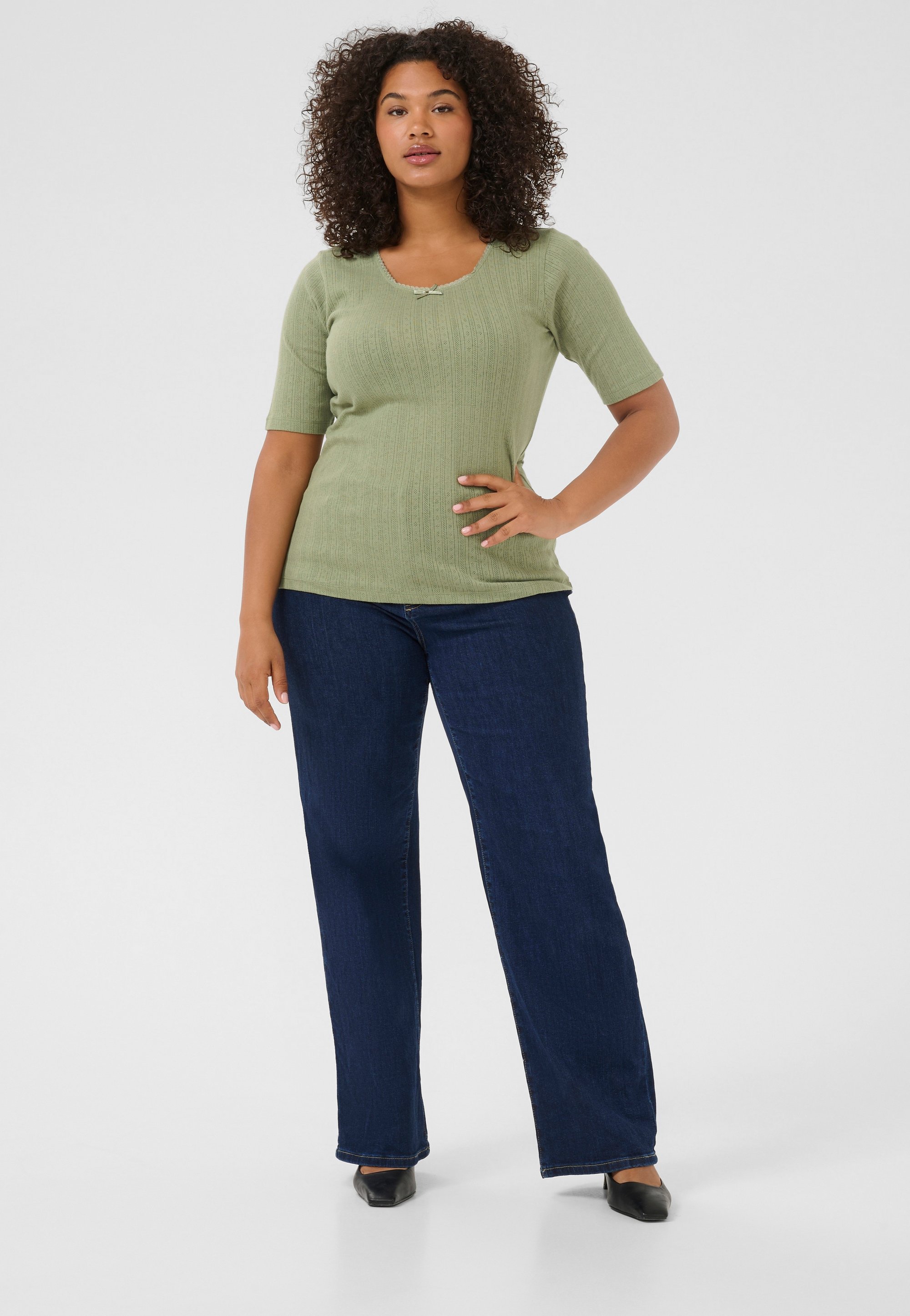 T-shirt Tight fit Oil Green