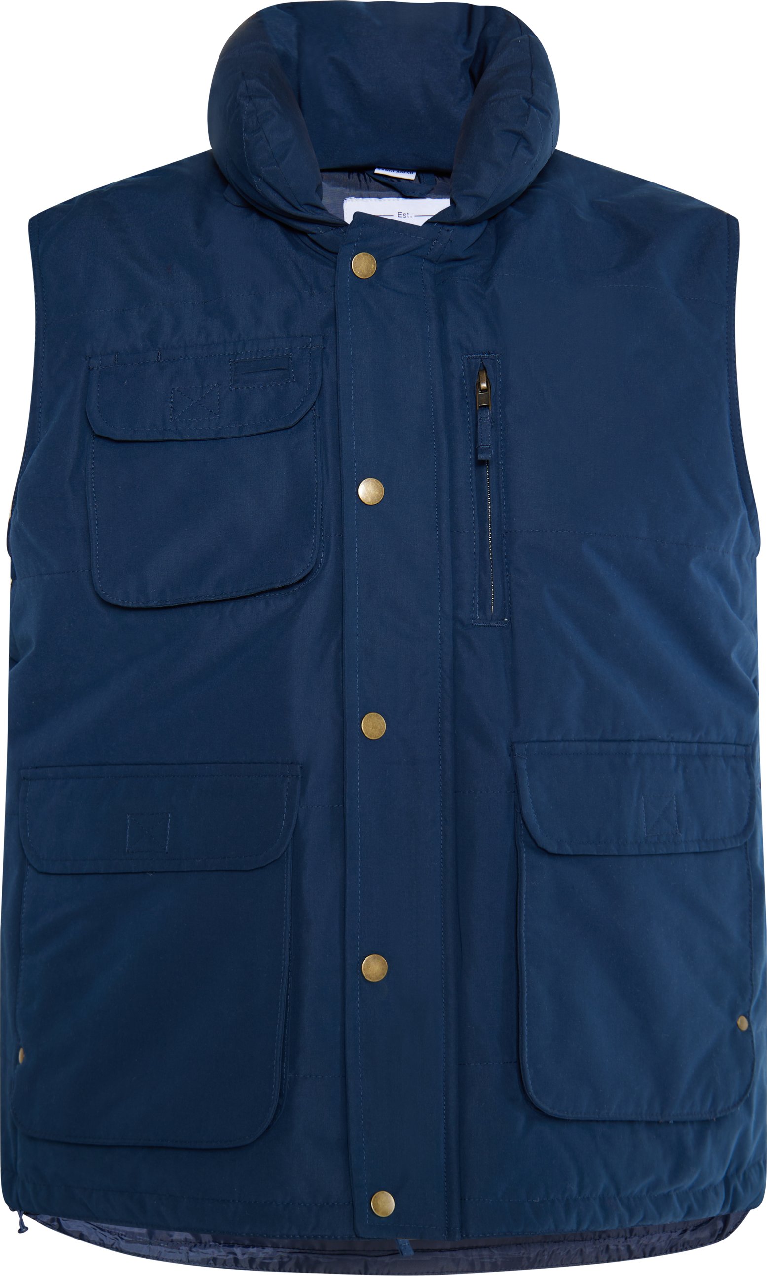 Mo Wattierte Weste Herren Marine