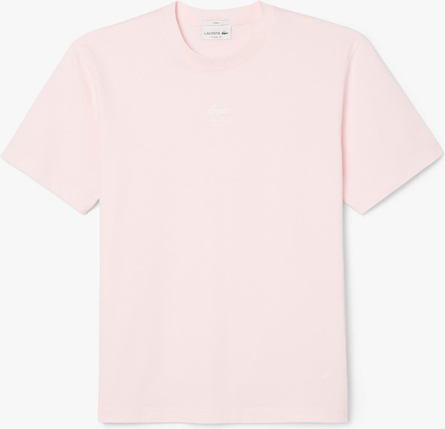 Lacoste - T-Shirt für Herren/Damen Unisex Baumwolle (Pink)