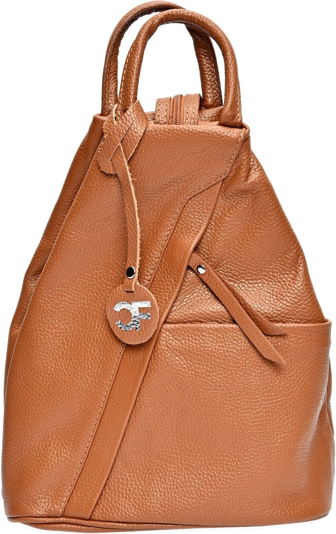 Carla Ferreri Braune Leder Tasche