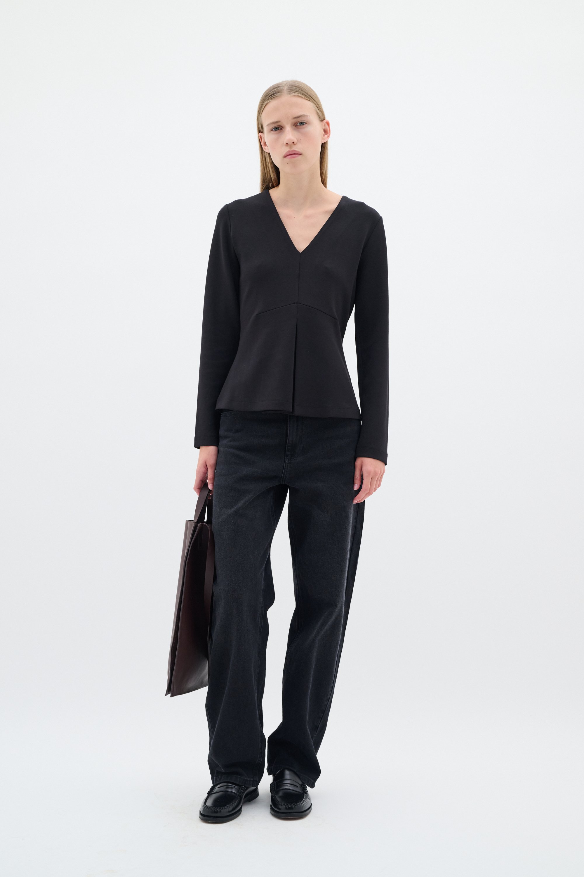 Langarm BECENTIW Tight fit black