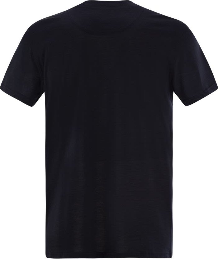 Seiden- und Baumwoll-T-Shirt