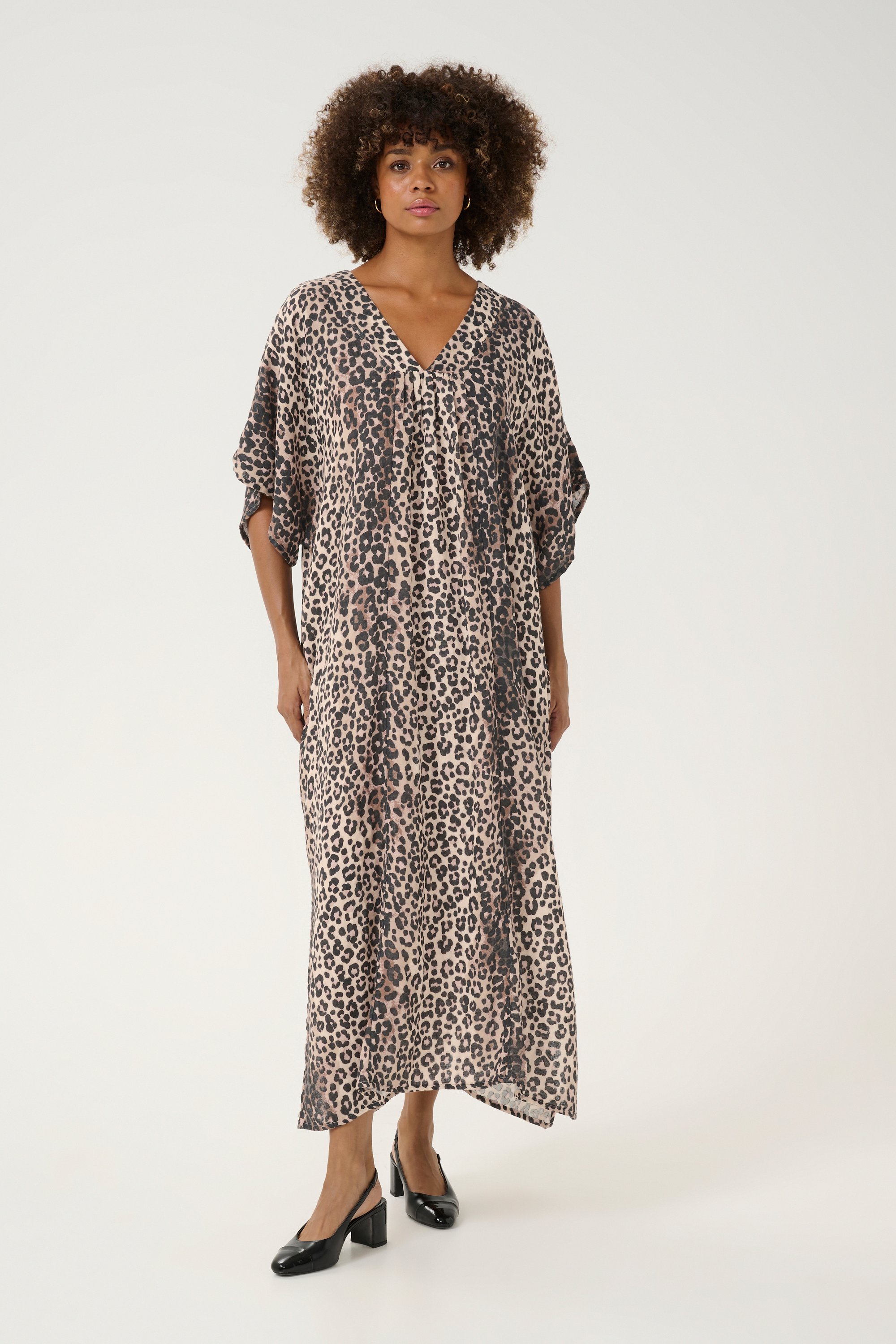 Thumbnail - Kleid mit Oversize-Passform Leopard