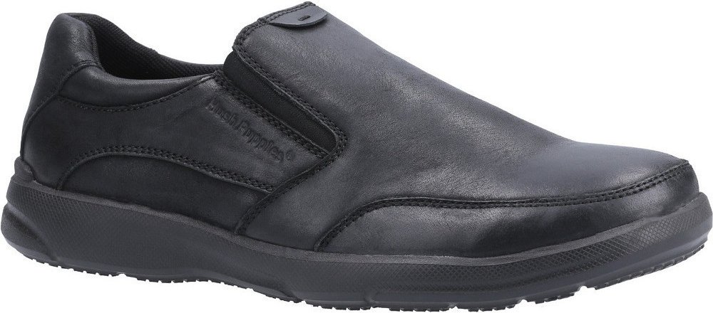 Thumbnail - Hush Puppies Herren Aaron Slip On Leder Loafer Schuhe