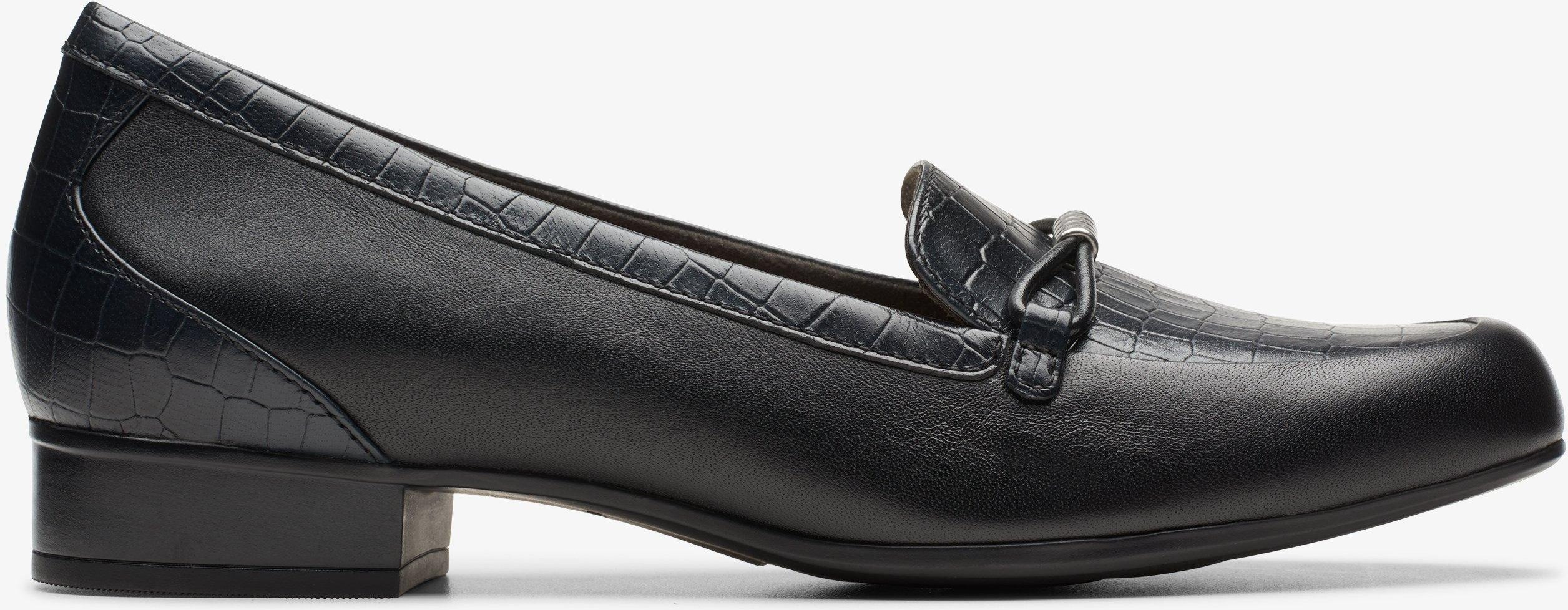 Juliet Shine Schwarze Krokodil Schuhe