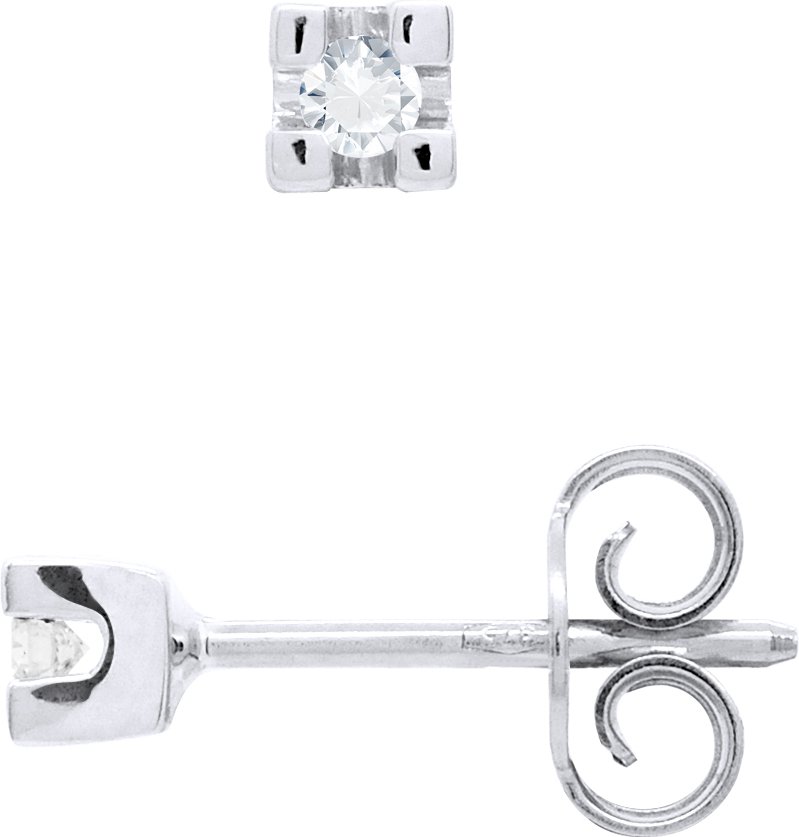 DIADEMA - Ohrringe mit Diamanten - Weißgold