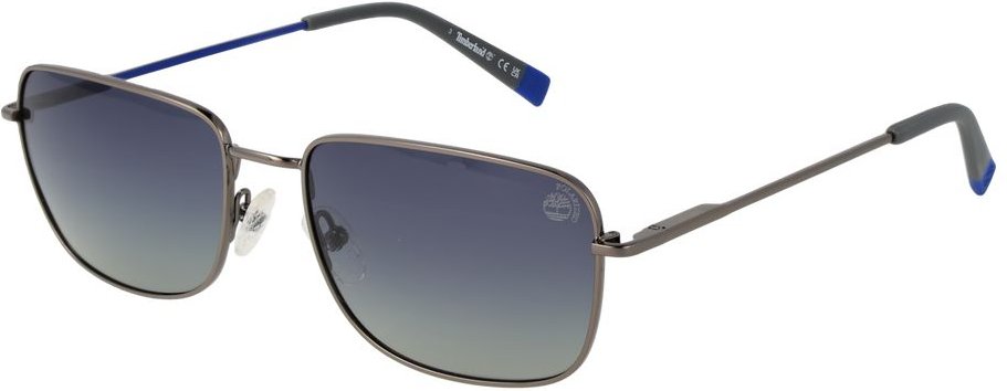 Quadratische Metall-Polarisierte Sonnenbrille