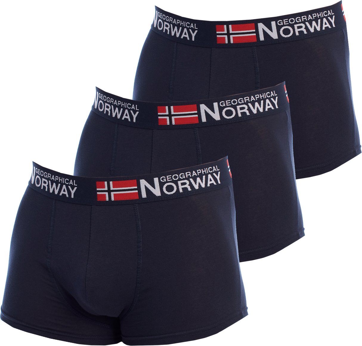 Pack-3 Boxershorts Geographical Norway GN1000 Mann