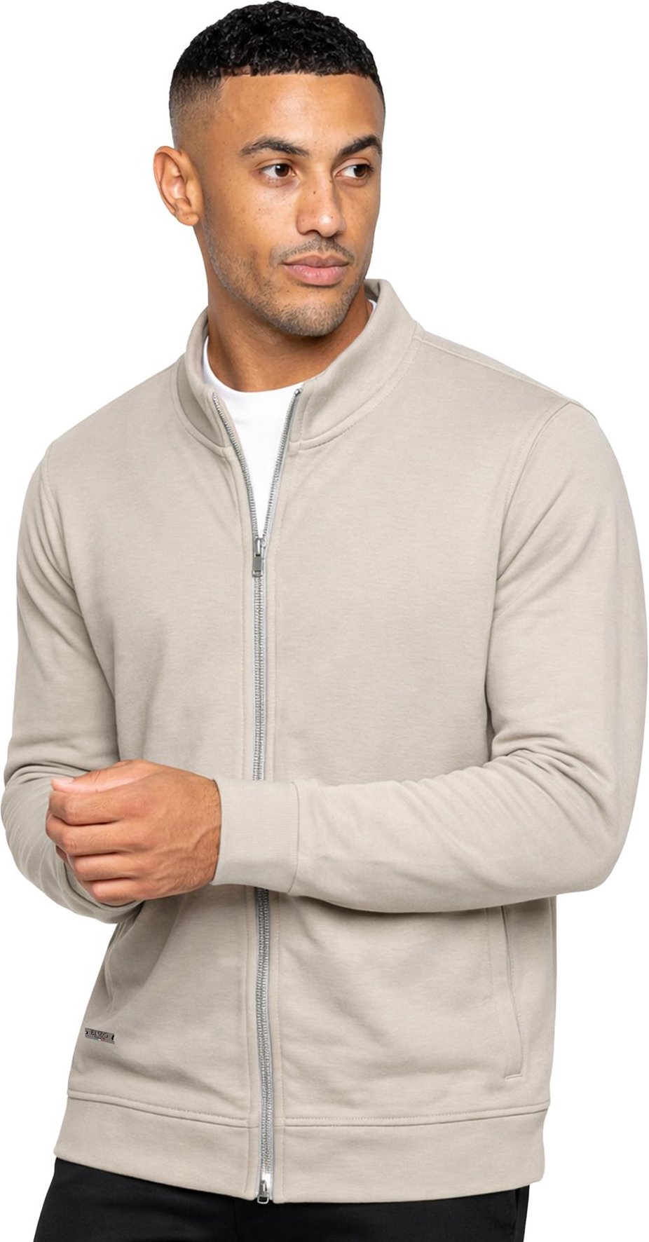 Enzo | Herren Sweatshirt mit Durchgehendem Reißverschluss