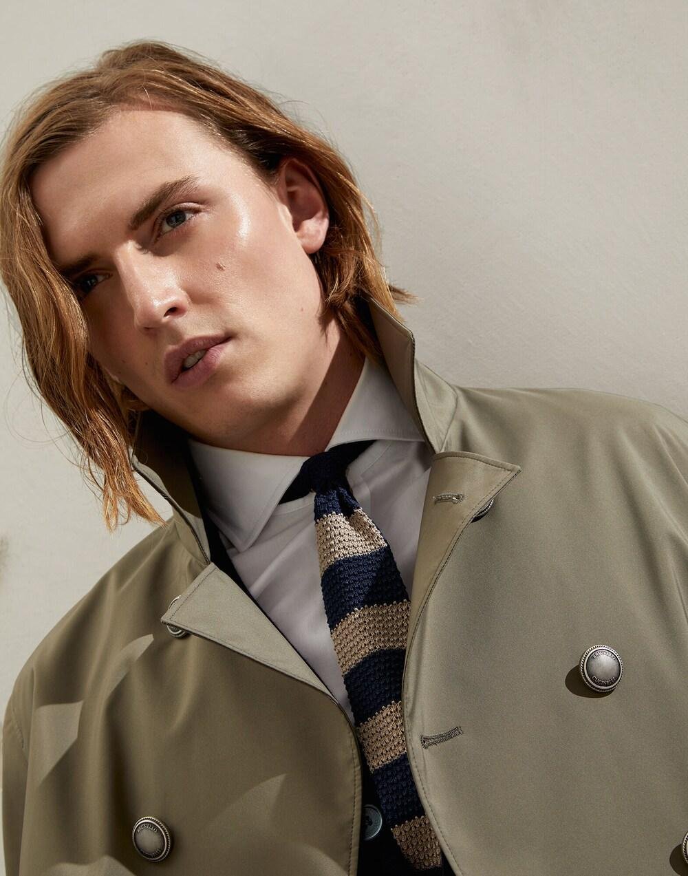 Herren gestreifte Strickkrawatte