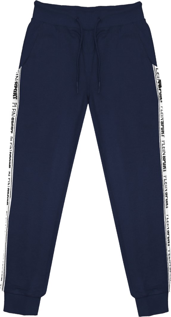 Marineblaue Jogginghose mit Logo von Plein Sport