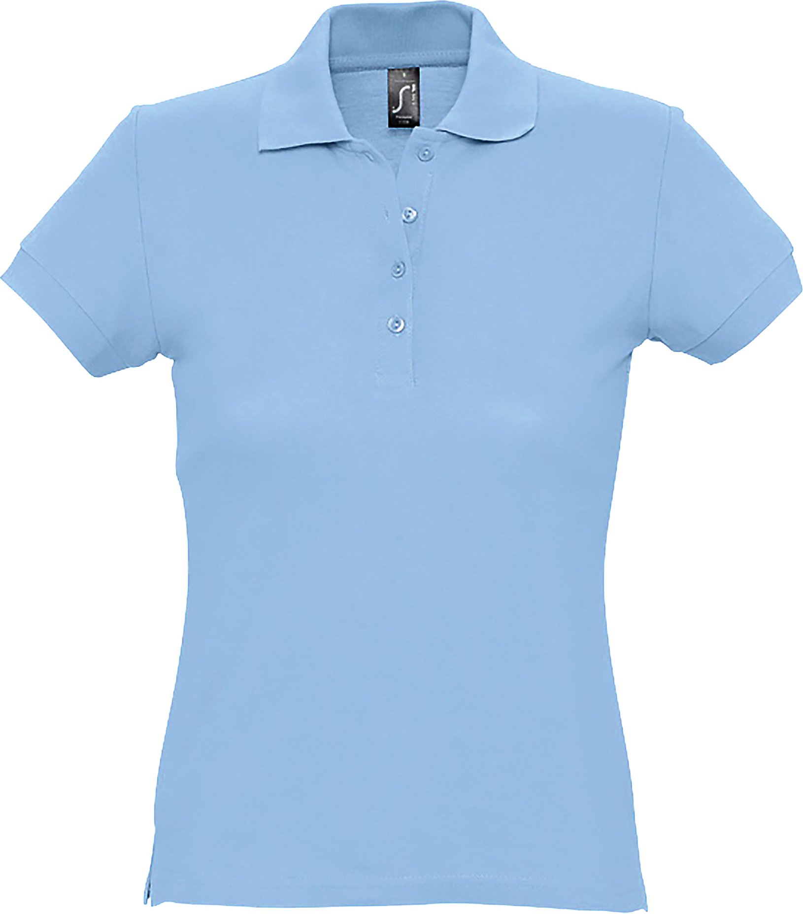 SOLS Womens/Ladies Passion Pique Short Sleeve Polo Shirt (Himmelblau)
