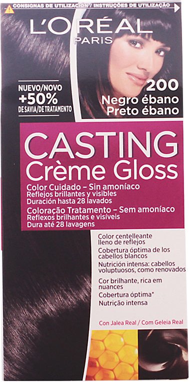 Casting Creme Gloss #200-negro Ébano 180 ml