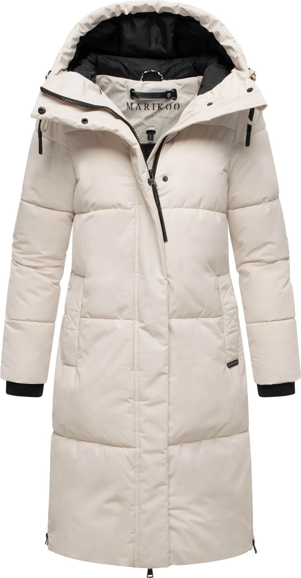 Marikoo Damen Steppmantel Michikoo mit Kapuze & Magnettaschen