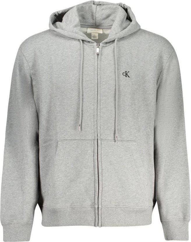 Thumbnail - Calvin Klein Grigio Baumwolle Herren Sweatshirt