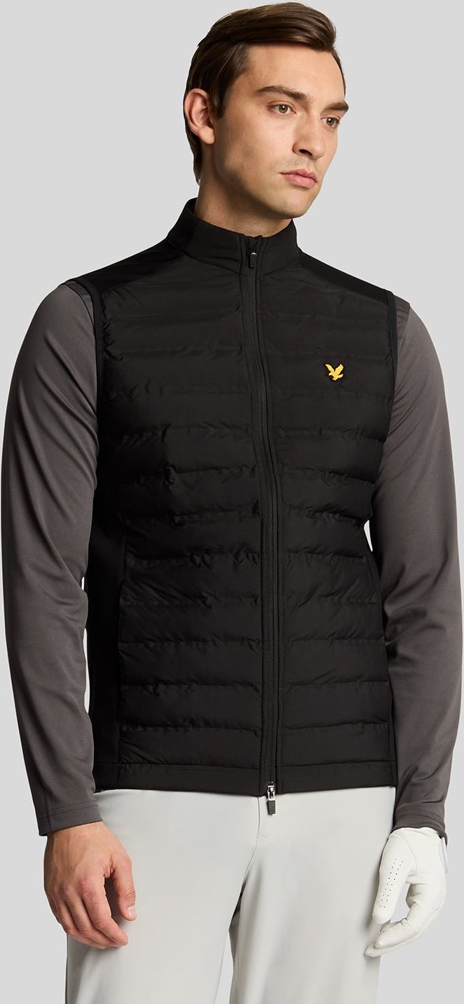 Lyle & Scott Golf Hybrid Steppweste - Schwarz