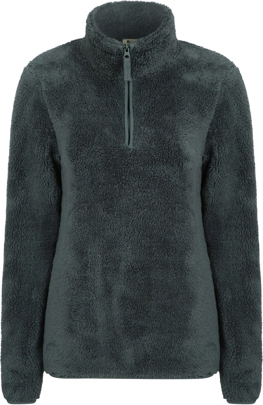 Mountain Warehouse - Fleece-Oberteil mit kurzem Reißverschluss für Damen (Grün)