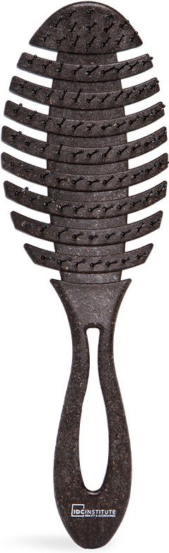 Runde Bürste Flexible Haare Biobasiert Kaffee