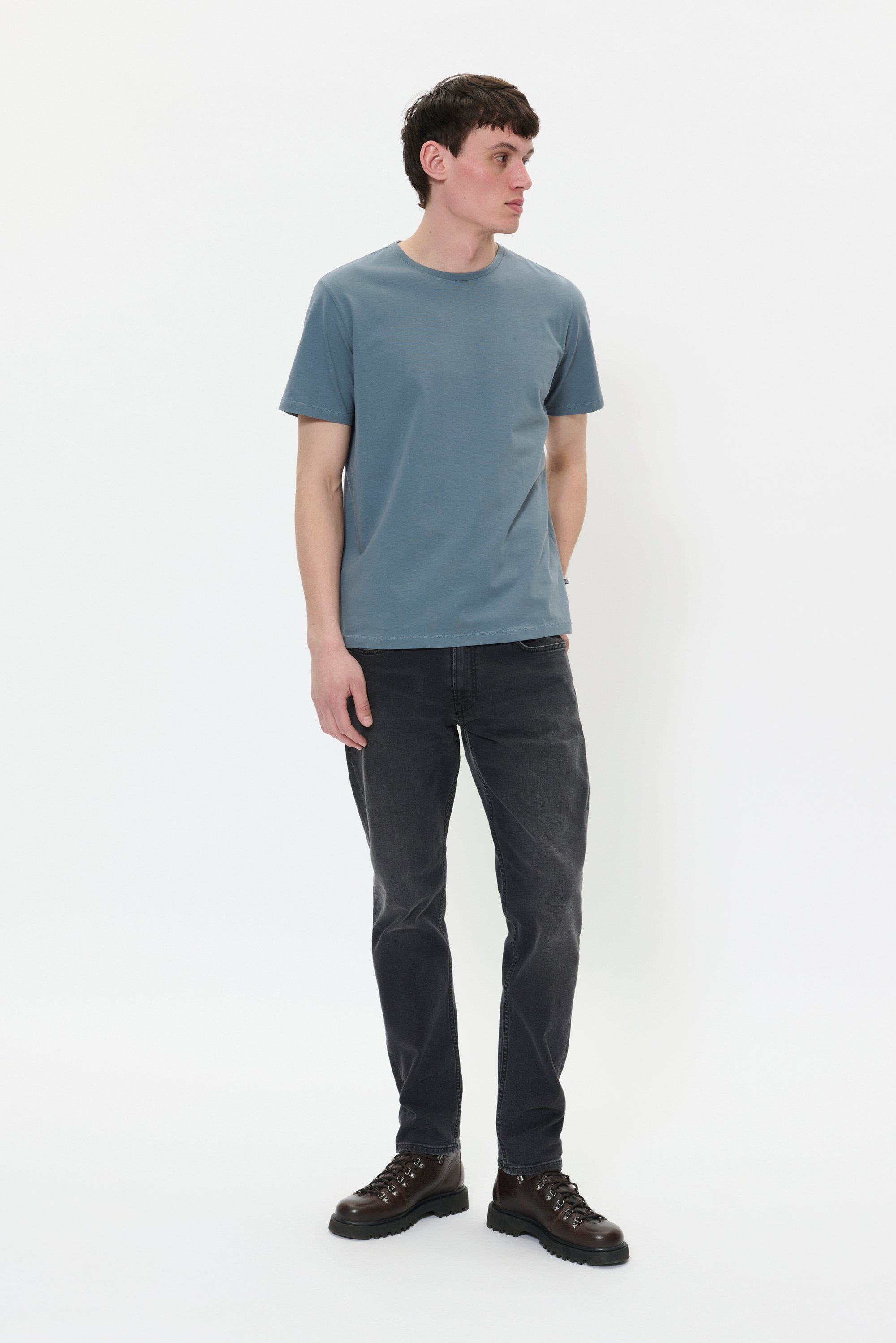 T-shirt Jermalink Gerade Passform blue