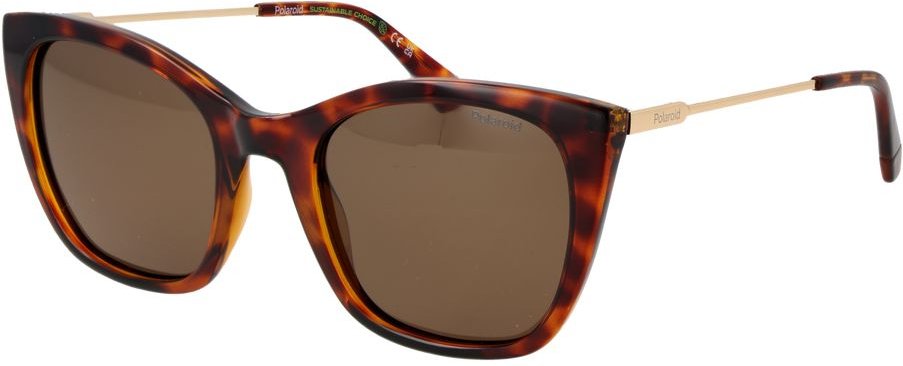 Braune Kunststoff-Sonnenbrille