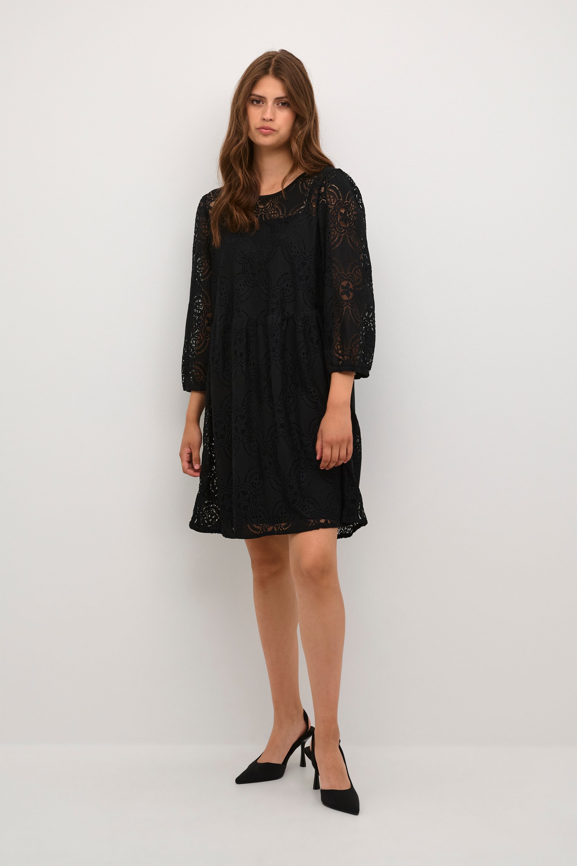 Thumbnail - Kleid Regular fit black