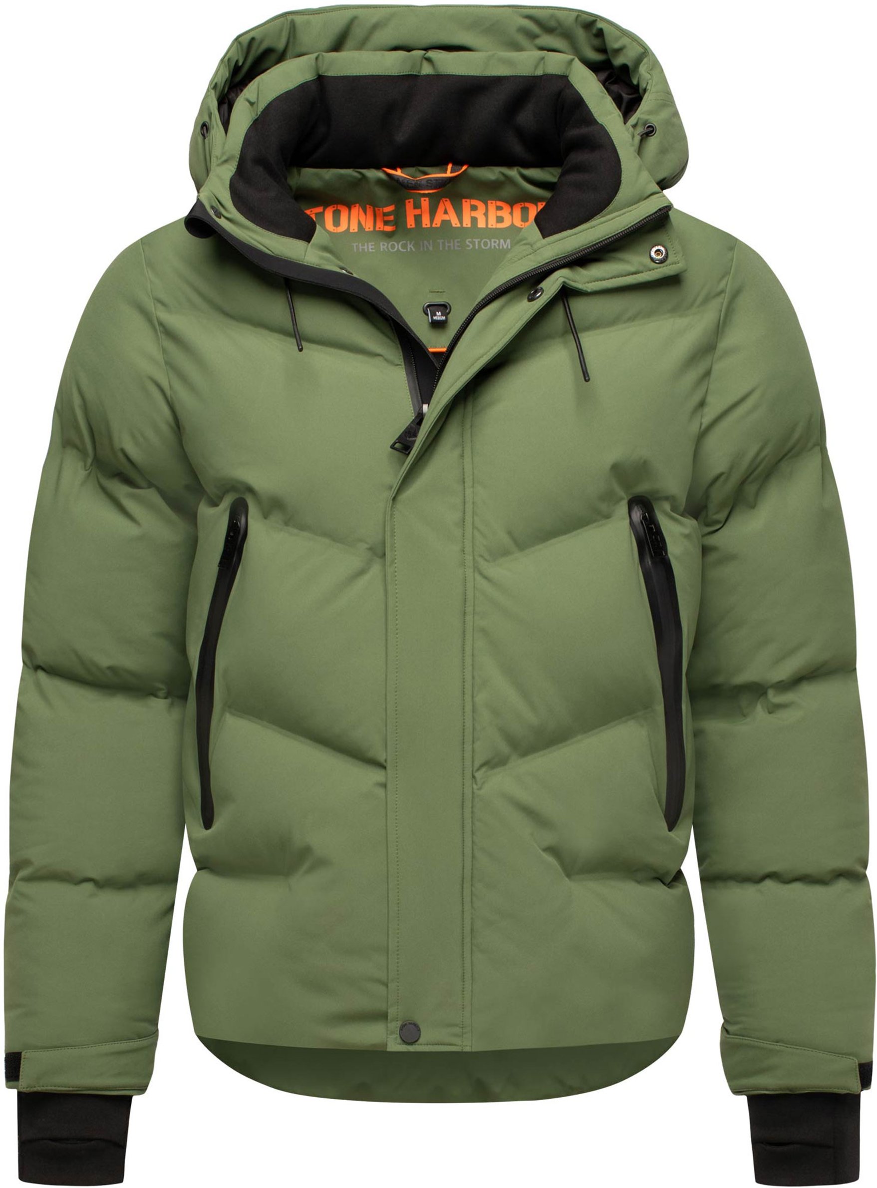 Stone Harbour Herren Winterjacke Livianoo mit abnehmbarer Kapuze & Fleece-Taschen