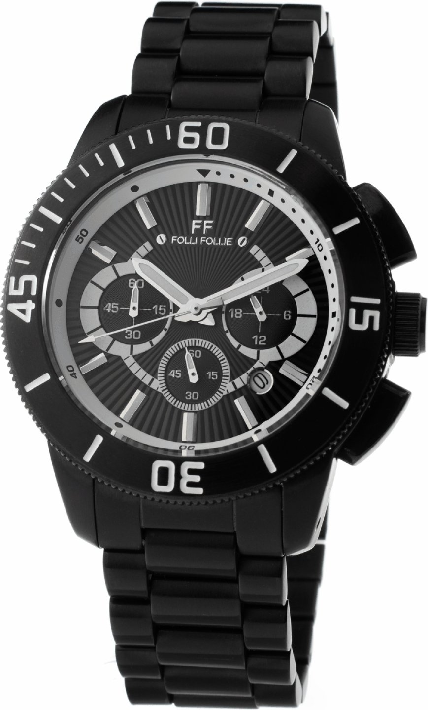 Folli Follie Herrenuhr Quartz Schwarz