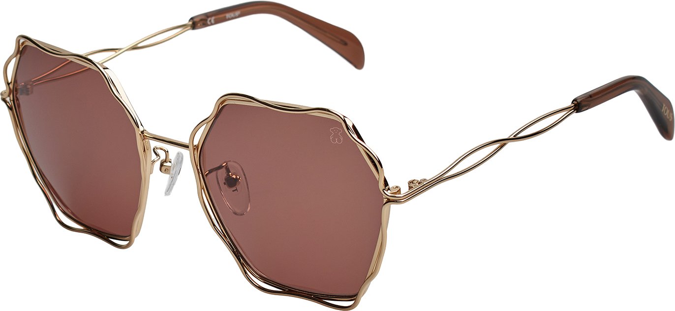 STO445 Geometrische Sonnenbrille für Damen