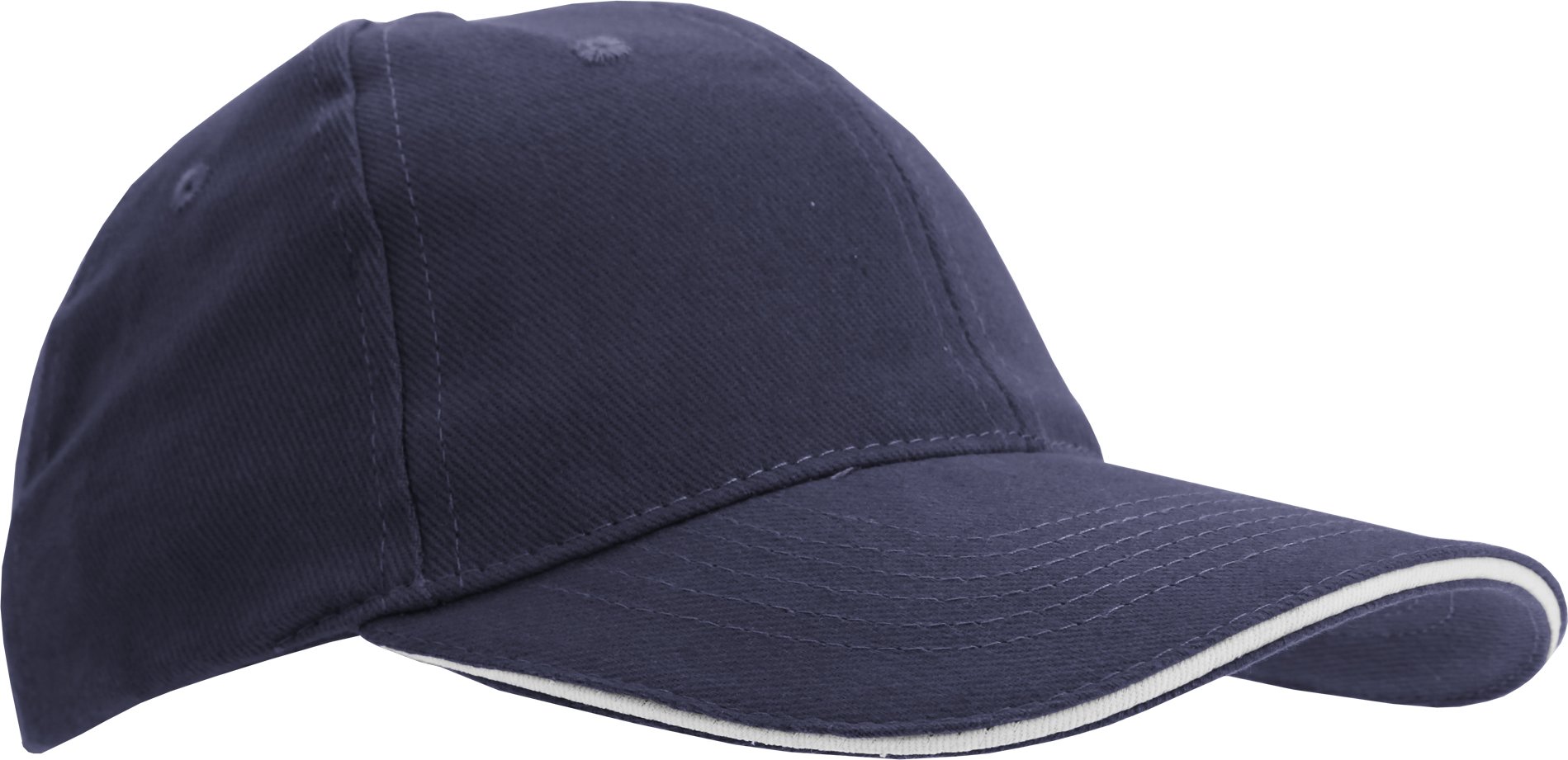 SOLS Unisex Büffel 6 Panel Baseballmütze (Französisch Marine/Weiß)