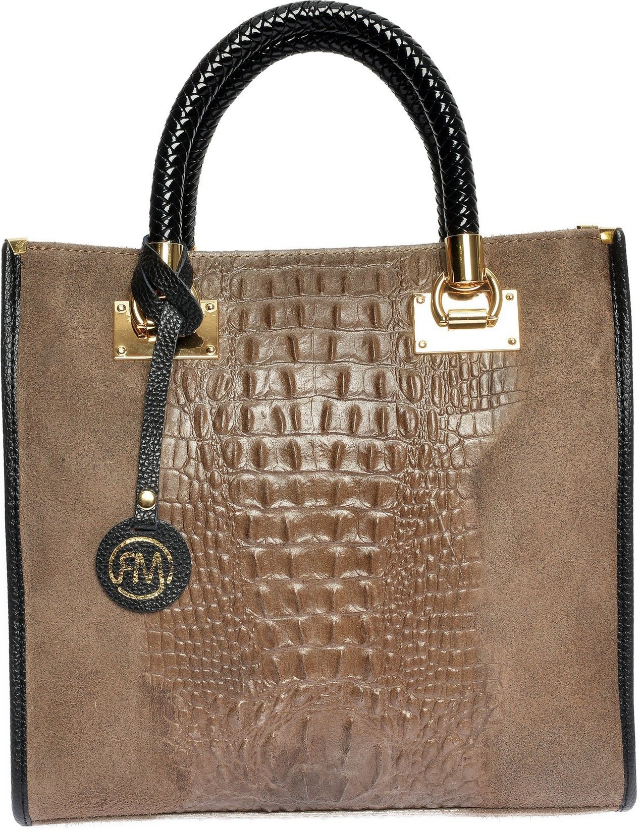 Roberta M Beige Leder Tasche