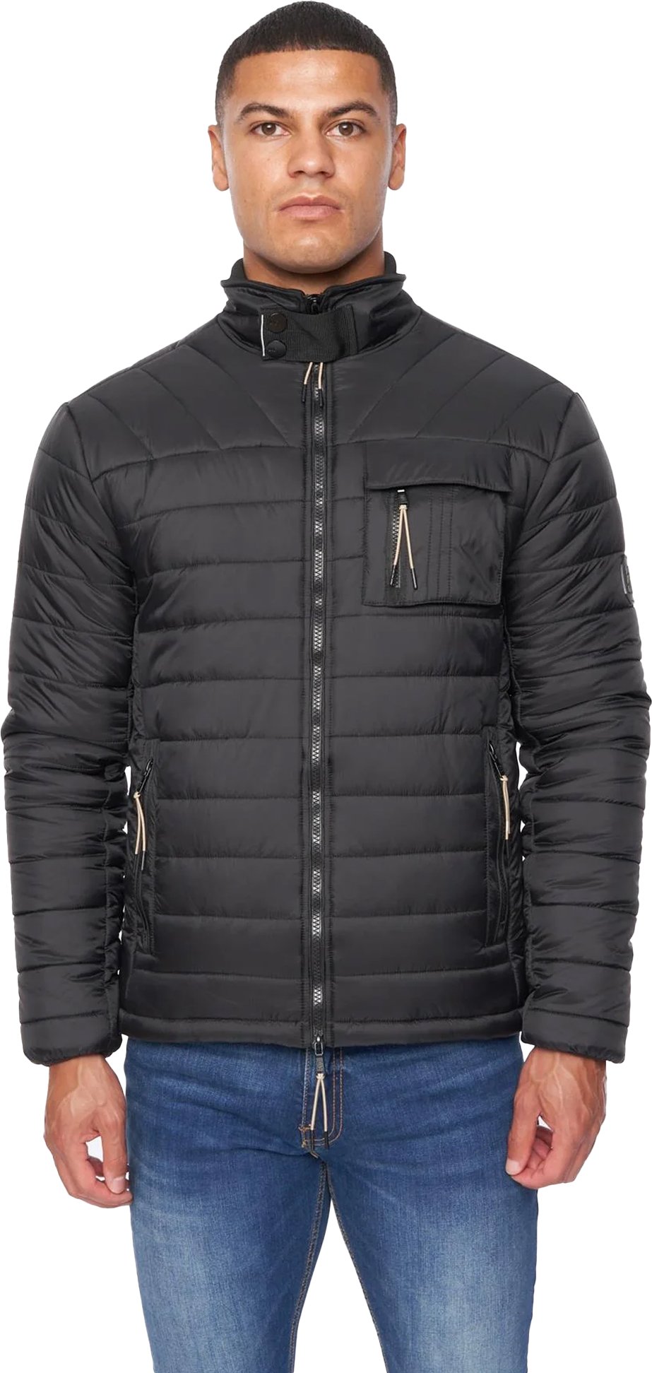 Duck and Cover - "Carricore" Steppjacke für Herren (Schwarz)