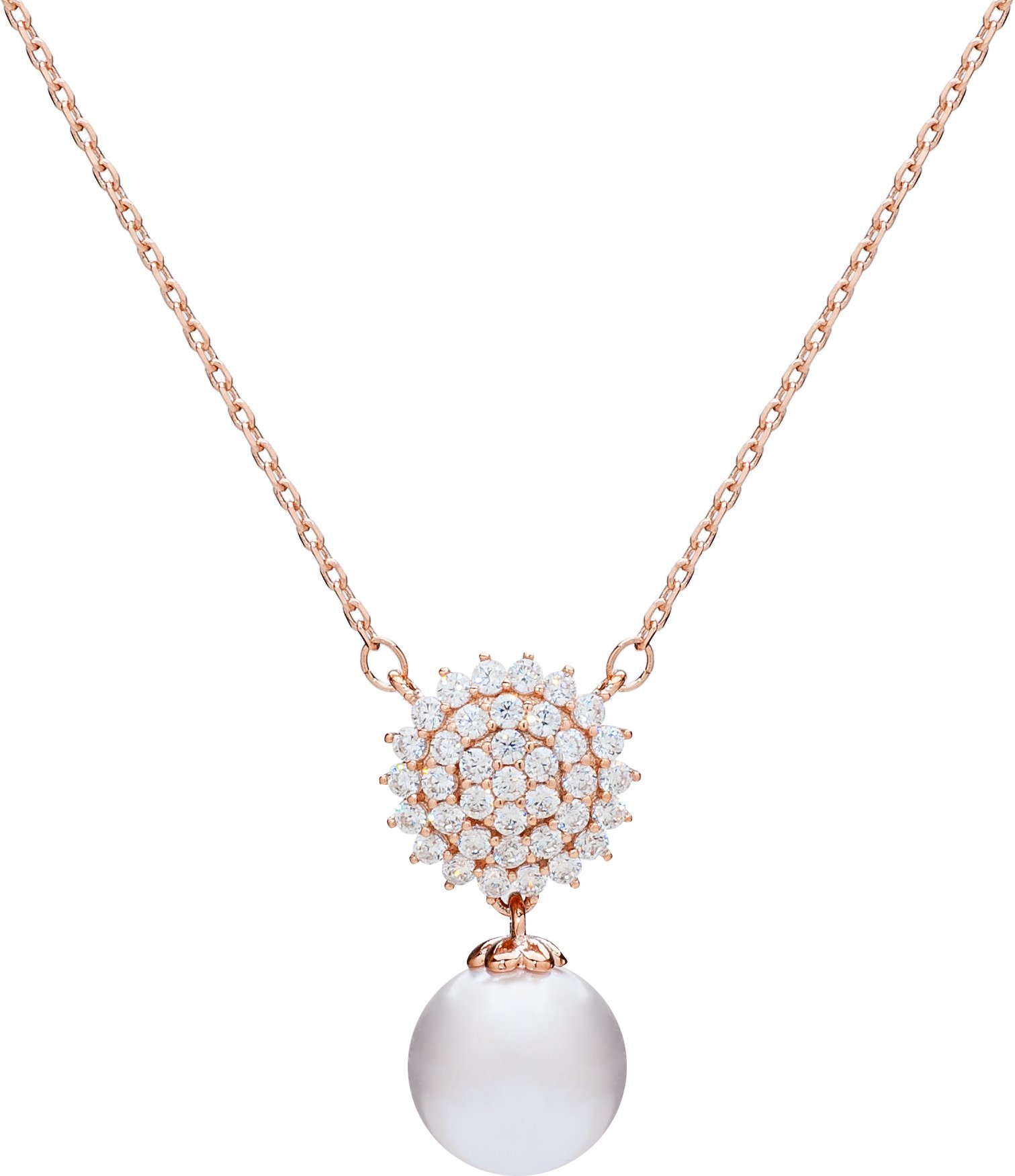 US Polo Assn Jewellery – Soleil – Rhodium-Halskette