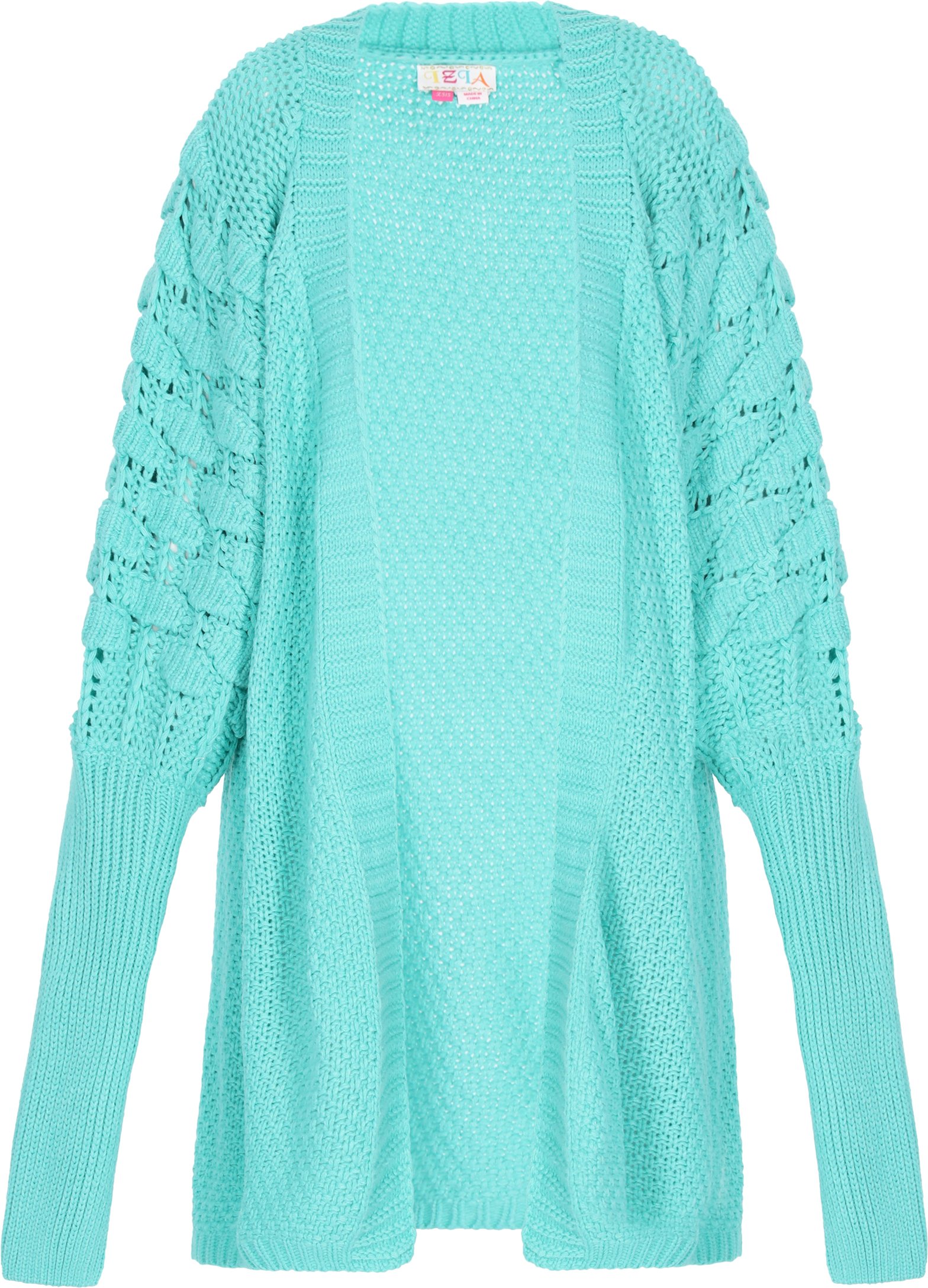 IZIA Strickjacke Frauen Türkis