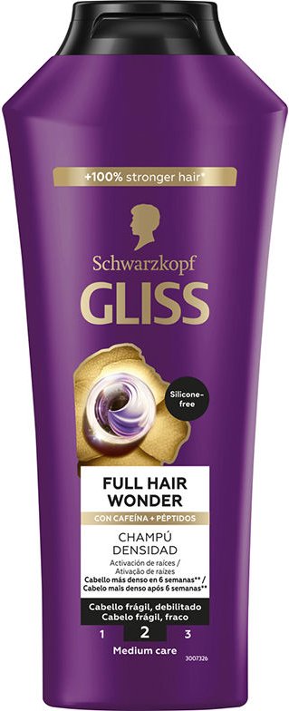 Gliss Full Hair Wonder Champú Densidad 400 ml